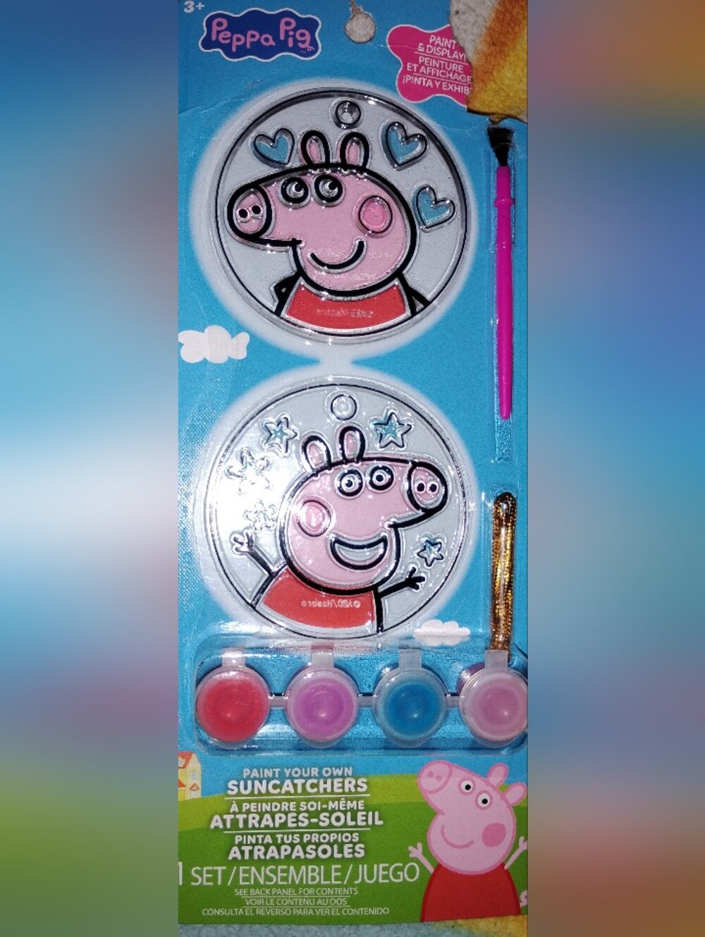 Kids' Peppa Pig Paint-Your-Own Suncatcher Kit